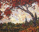 Maya Eventov Canvas Paintings - Autumn Maple